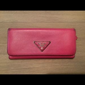 Authentic Prada Saffiano Leather Wallet